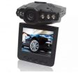 Palubný automobilový fotoaparát s nočným osvetlením - čierne puzdro VGA
