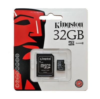 KINGSTON MicroSDHC 32Gb + adaptér