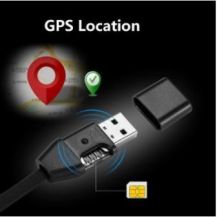GPS tracker a GSM odposluch v nabíjacom kábli pro Android telefony