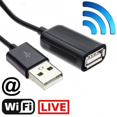 Keylogger v USB kábli WIFI / záznam písaného textu